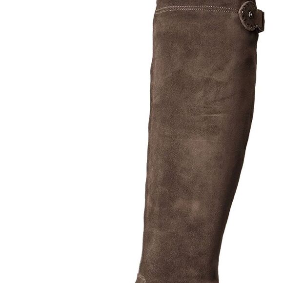 FRYE Women's Shirley Over-The-Knee Engineer Boot Size 5.5 NEW Smoke Color - Picture 13 of 15